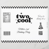 Papier 2nd Birthday Two Cool Snack Chip Bag Party Favor (Devant)