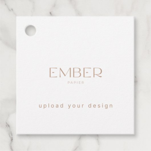Papier 2x2 CadeauLabel - Upload uw ontwerp Bedankjes Labels (Voorkant)