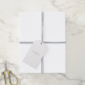 Papier 2x3.5 CadeauLabel - Upload uw ontwerp (Met Touw)