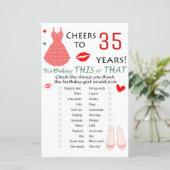 Papier 35e anniversaire de ce jeu ou de ce jeu (Debout devant)