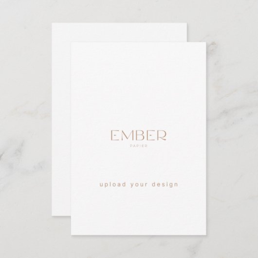 Papier 3.5x5 - Aangepaste Kaart - Upload uw ontwer (Voorkant / Achterkant)