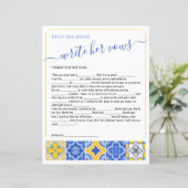 Papier 3 Aidez la mariée à écrire son jeu de Fête des mar (Debout devant)