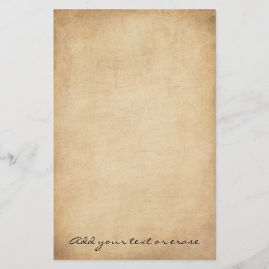 Papier 3 de papeterie souillé par cru (Devant)