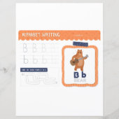 Papier 3 Learn To Spell Letter B Teacher Home Schooling (Devant)