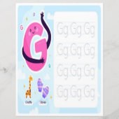 Papier 3 Learn To Spell Letter G Teacher Home Schooling (Devant)