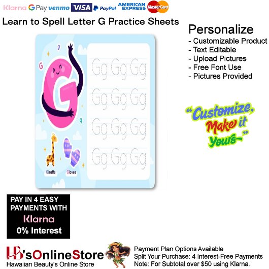 Papier 3 Learn To Spell Letter G Teacher Home Schooling