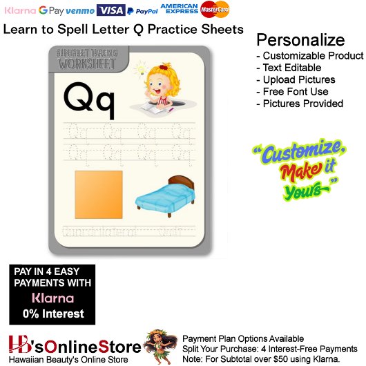 Papier 3 Learn To Spell Letter Q Teacher Home Schooling