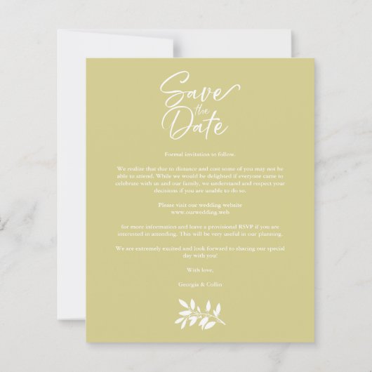 Papier 3 Photos Budget Gold Effet Fancy Branches Mariage (Dos)
