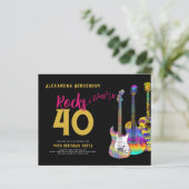 Papier 40e anniversaire fêtes rochers 40 budget (Debout devant)