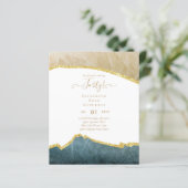 Papier 40e anniversaire Invitations Glamor Girly FUN mode (Debout devant)