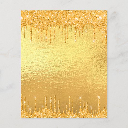 Papier 40e anniversaire parties scintillant or gouttes in (Dos)