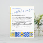 Papier 4 Aidez la mariée à écrire son jeu de Fête des mar (Debout devant)