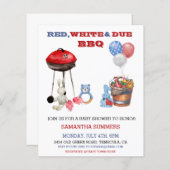 Papier 4 juillet Jour de l'Indépendance (Devant / Derrière)