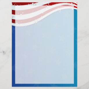 papier 4 juillet patriotique