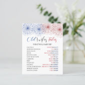 Papier 4 juillet Vieux contes de Wifes jeu. (Debout devant)