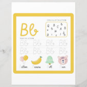 Papier 4 Learn To Spell Letter B Teacher Home Schooling (Devant)