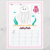 Papier 4 Learn To Spell Letter J Teacher Home Schooling (Devant)