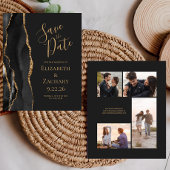 Papier 4-Photo Budget Black Gold Agate Dark Enregistrer l