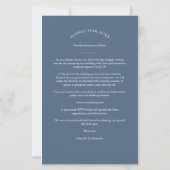 Papier 4 Photos Bleu Coeur Engagé Couple Session (Dos)