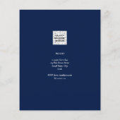 Papier 4E anniversaire Photo Collage Invitation Garçon fi (Dos)