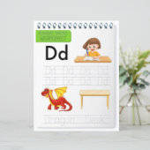 Papier 5 Learn To Spell Letter D Teacher Home Schooling (Debout devant)