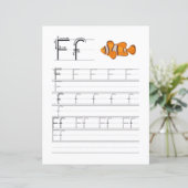 Papier 5 Learn To Spell Letter F Teacher Home Schooling (Debout devant)