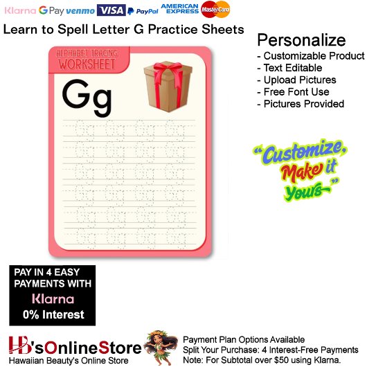 Papier 5 Learn To Spell Letter G Teacher Home Schooling