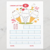Papier 5 Learn To Spell Letter I Teacher Home Schooling (Devant)