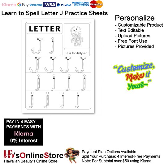 Papier 5 Learn To Spell Letter J Teacher Home Schooling