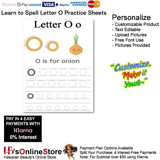 Papier 5 Learn To Spell Letter O Teacher Home Schooling
