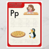 Papier 5 Learn To Spell Letter P Teacher Home Schooling (Devant)