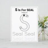 Papier 5 Learn To Spell Letter S Teacher Home Schooling (Debout devant)