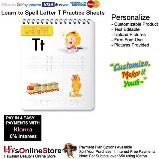 Papier 5 Learn To Spell Letter T Teacher Home Schooling