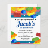 Papier 5e anniversaire Blocs de bâtiment Fun Boy (Devant / Derrière)