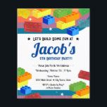 Papier 5e anniversaire Blocs de bâtiment Fun Boy<br><div class="desc">Le bâtiment à thème des garçons amusants s'articule autour d'invitations d'anniversaire. Disponible en téléchargement numérique imprimable. Idéal pour toute saison. Construisons quelque chose d'amusant pour votre petit garçon à l'occasion de son anniversaire !</div>