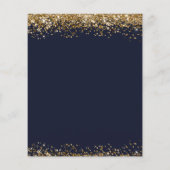 Papier 60e anniversaire Enregistrer la date Invitation bu (Dos)