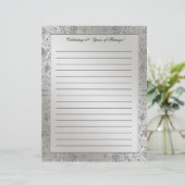 Papier 60e en-tête du Mariage du diamant (Debout devant)