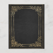 Papier 60e | Invitation d'anniversaire du livre victorien (Dos)