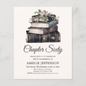 Papier 60e | Invitation d'anniversaire du livre victorien (Devant)