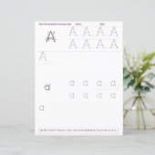 Papier 6 Learn To Spell Letter A Teacher Home Schooling (Debout devant)