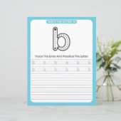 Papier 6 Learn To Spell Letter B Teacher Home Schooling (Debout devant)