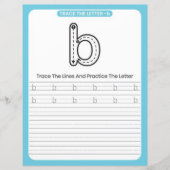 Papier 6 Learn To Spell Letter B Teacher Home Schooling (Devant)