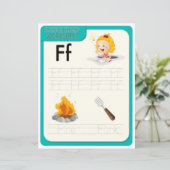 Papier 6 Learn To Spell Letter F Teacher Home Schooling (Debout devant)