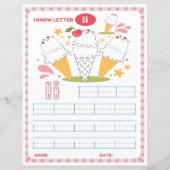 Papier 6 Learn To Spell Letter I Teacher Home Schooling (Devant)