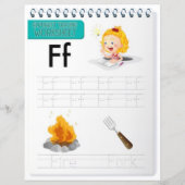 Papier 7 Learn To Spell Letter F Teacher Home Schooling (Devant)