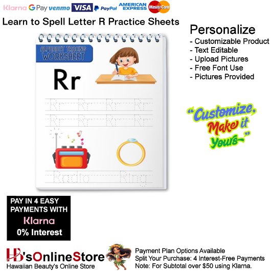 Papier 7 Learn To Spell Letter R Teacher Home Schooling
