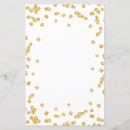 Papier 80e fête d'anniversaire Parties scintillant d'or a (Dos)