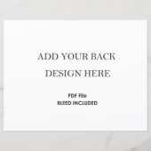 Papier 8.5x11" Print _Horizontal Double sided  (Dos)