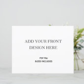 Papier 8.5x11" Print _Horizontal Double sided  (Debout devant)