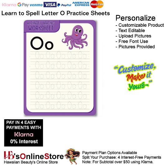 Papier 8 Learn To Spell Letter O Teacher Home Schooling